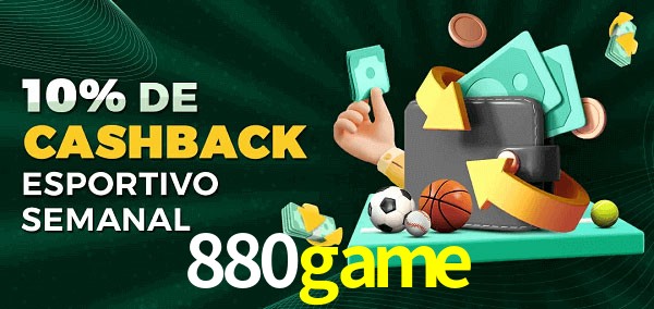 10% de bônus de cashback na 880game